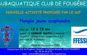 Plongée jeune au SCF