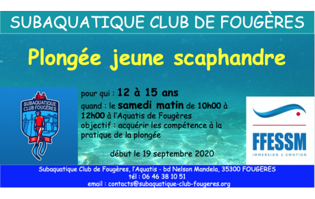 Plongée jeune saison 2020-2021